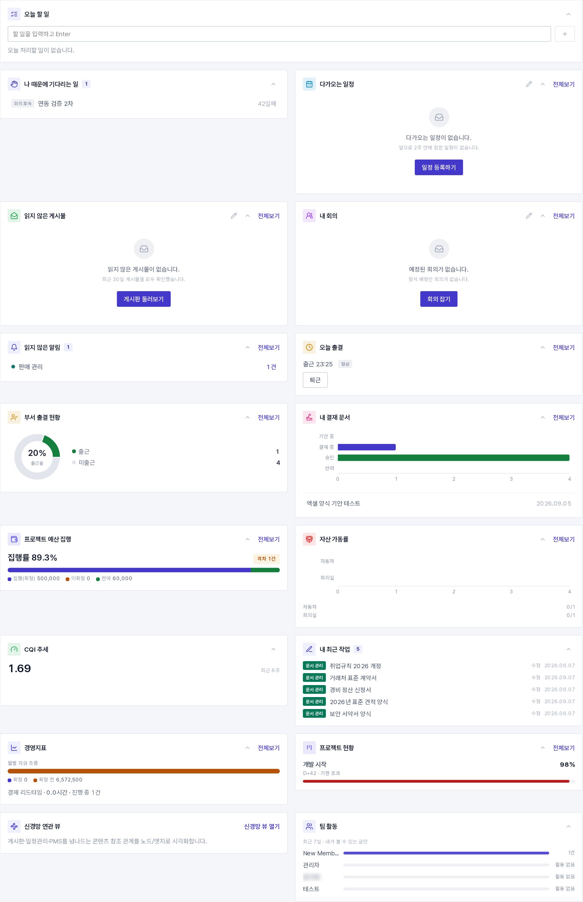 위젯 그리드